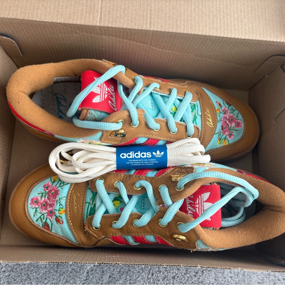 Adidas Rivalry x Unheard of Grandma's Couch Embroidered Floral Sneakers